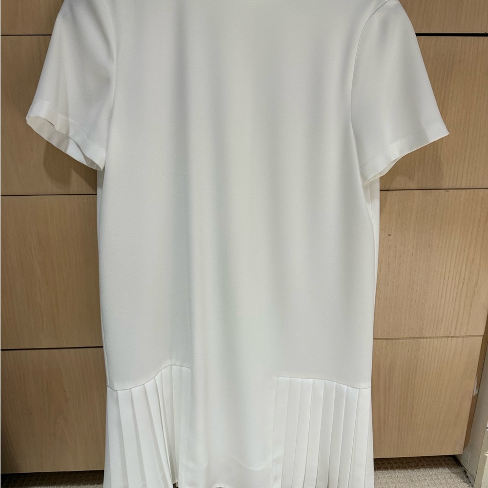 Zara Cream Textured Dress